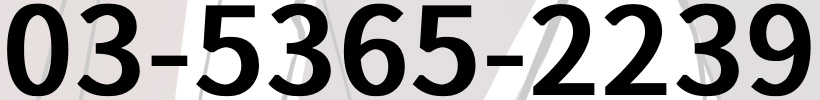 電話でのお問い合わせは03-5365-2239